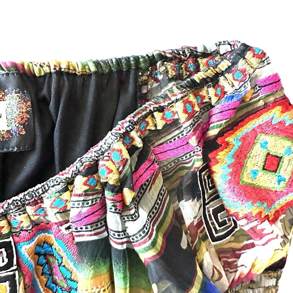 Vintage Collection Dress M‎ Medium Western Embroidered Tribal Lace - Picture 12 of 14